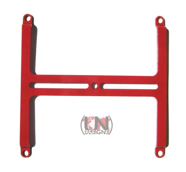 (Un)Designs Z2 Pump Mount Bracket For Laing D4/D5/Ddc + 120Mm Fans – Red 1
