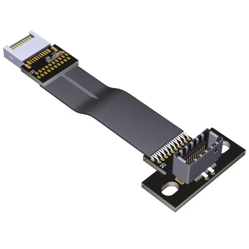 Usb 3.1 Gen 2 Internal Type-E Front Panel Header Extension Cable (5 Cm) 1