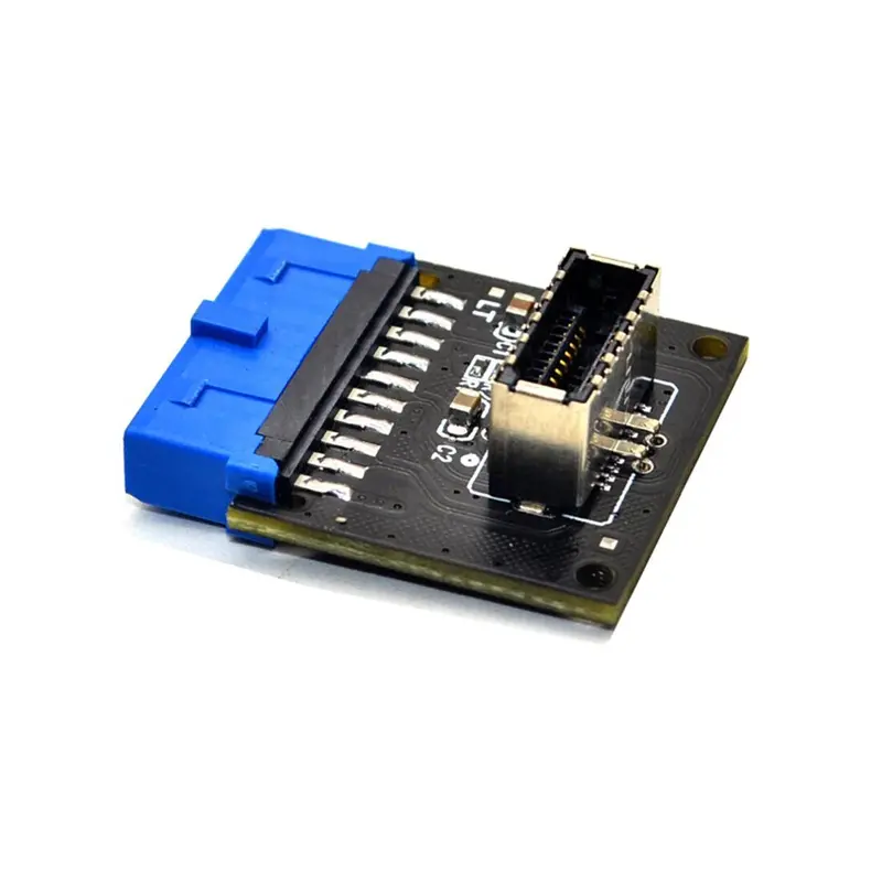 Usb-C 3.1 Front Panel Adapter – 19-Pin To 20-Pin Type-E Header Extension For Asus Ae-Usb-31-C-30 1