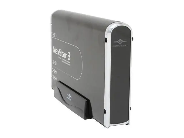 Vantec Nst-360Uf-Bk Aluminum 3.5" Ide/Usb/Firewire External Drive Enclosure 1