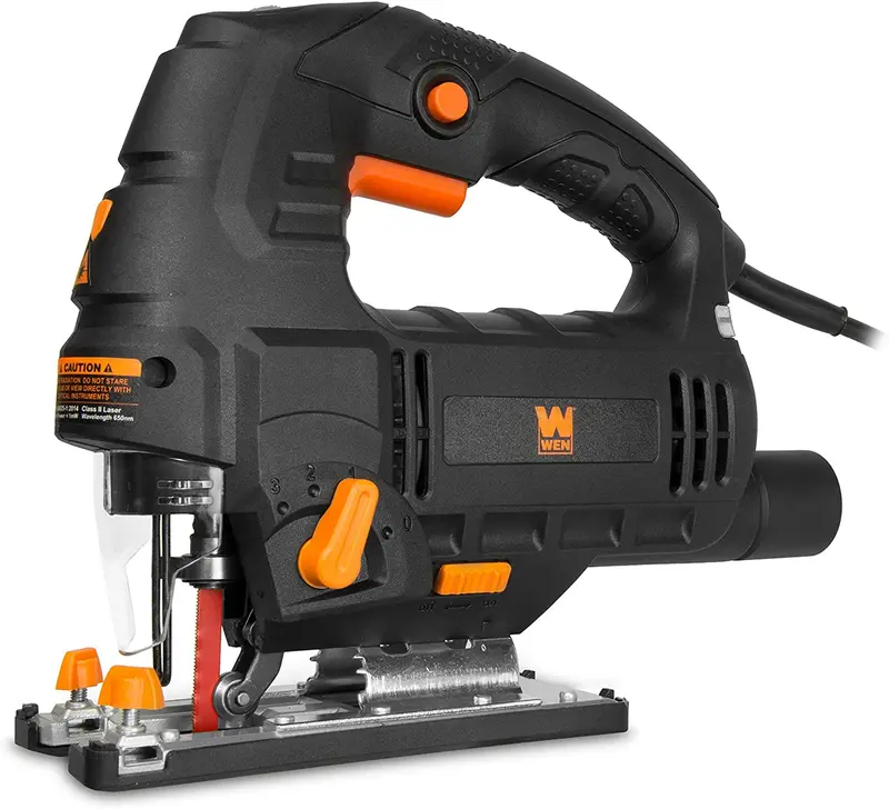 Wen 33606 6.6-Amp Variable-Speed Orbital Jig Saw With Laser & Led 1