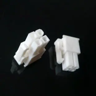 White 4-Pin Peripheral Motherboard Power Female Connector 1