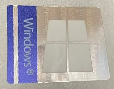 Windows 10 Pro Holographic-Themed Pc Case Badge 1