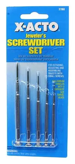 X-Acto X7068 Five-Piece Precision Screwdriver Set 1