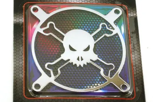 Xper 80Mm Skull-And-Bones Fan Grill – Fg04 Design 1