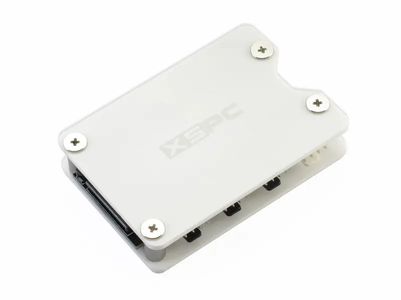 Xspc 8-Port Pwm Fan Splitter Hub With Sata Power Input – White (V2) 1