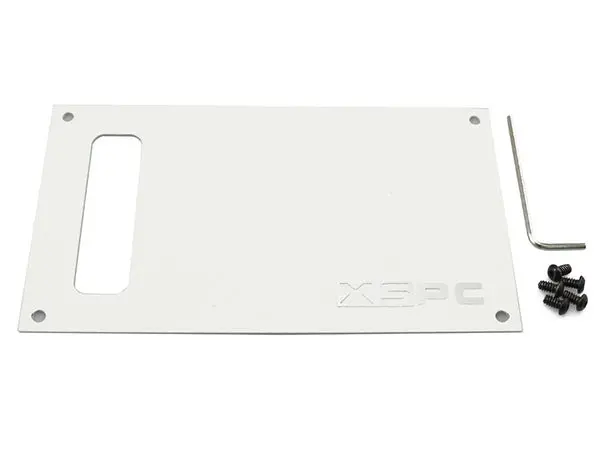 Xspc Dual Bay-Res/Pump V4 White Faceplate Bundle 1
