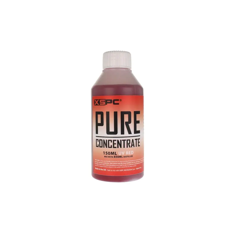 Xspc Pure Distilled Coolant Concentrate – 150Ml Uv-Reacting Red 1