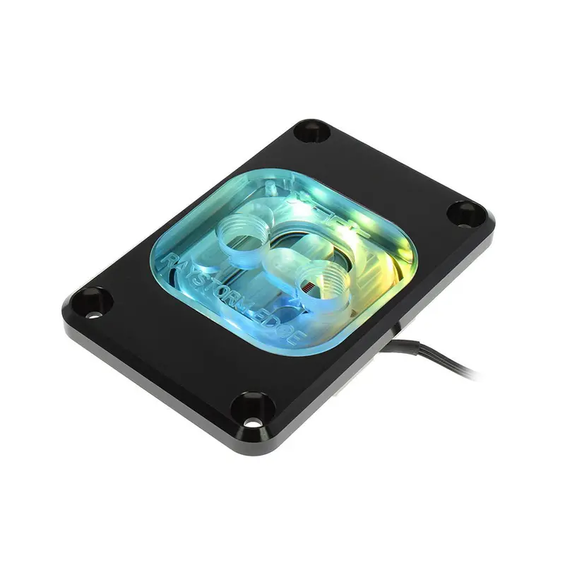 Xspc Raystorm Edge Argb Cpu Water Block For Amd Am4 – Matte Black Finish 1