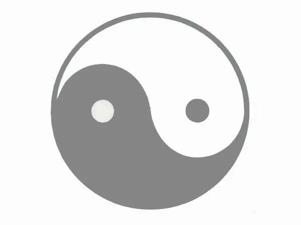 Yin Yang Symbol Wall Applique 1