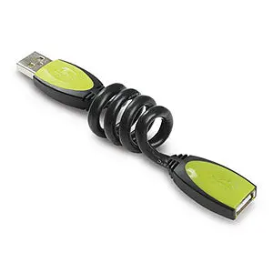 Ziotek Flexicord 1-Foot Usb-A Male To Female Extension Cable 1
