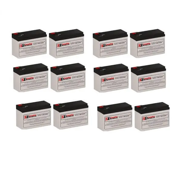 12-Pack 12V 7Ah Ups Batteries For Tripp Lite Smart5000Tel3U Backup Systems (84Wh Per Unit) 1