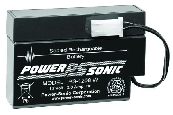 12V 0.8Ah Sealed Lead-Acid Battery For Dongjin Dj12-0.8 (Wire Lead Terminal Type) 1
