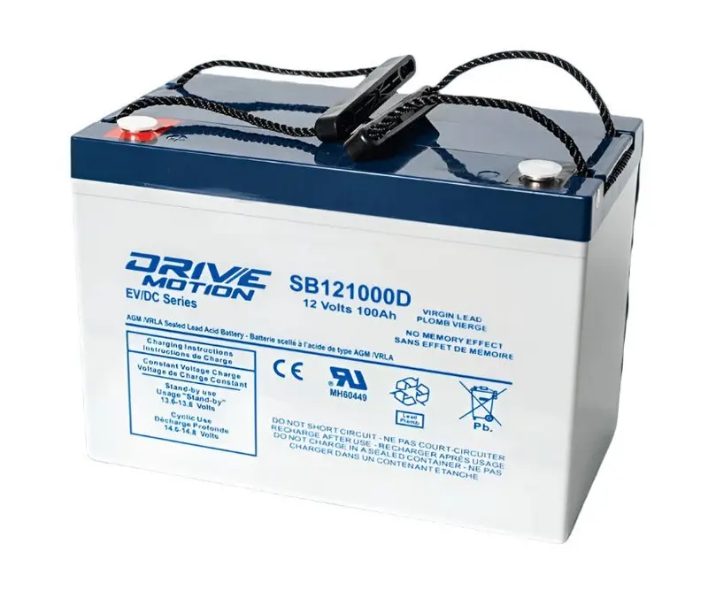 12V 100Ah Agm Replacement Battery For Sunnyway Swg121000 (M8 Terminal Type) 1