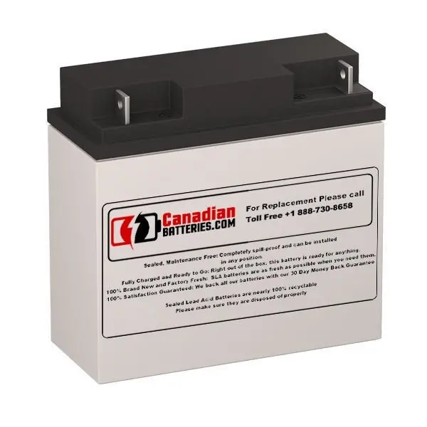 12V 18Ah Agm Replacement Battery For Champion Np18-12 Ups (Nb Terminal Type) 1