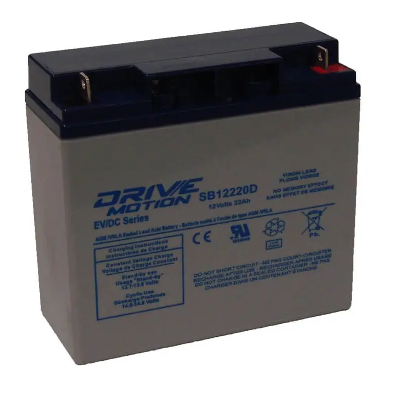 12V 22Ah Deep-Cycle Replacement Battery For Npp Np12-22Ah — Nb Terminal Layout 1