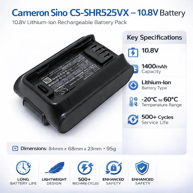 18V Li-Ion 2250Mah Shark Vacuum Battery For Iw3120 & Detect Pro (Iw1111) 1