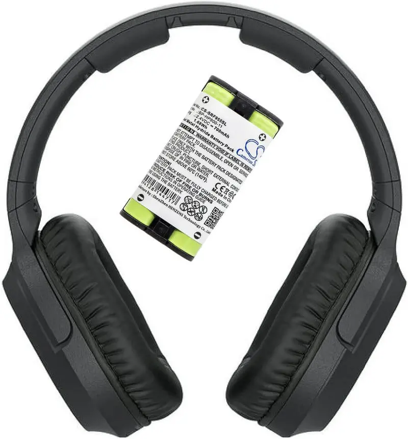 2.4V 700Mah Rechargeable Headset Battery For Sony Mdr-Rf995, Rf995Rk & Wh-Rf400 Models 1
