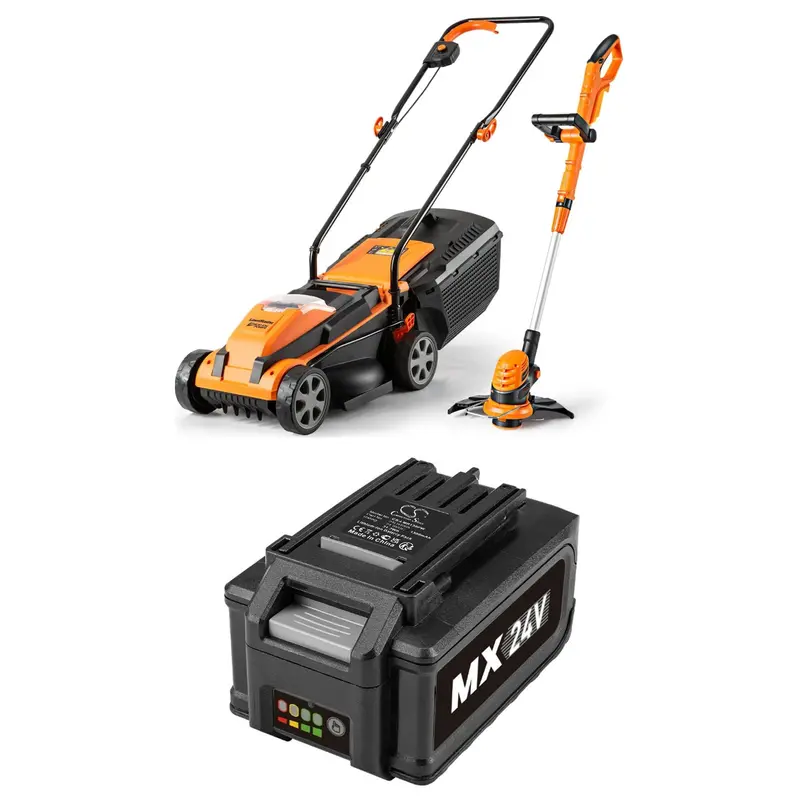 24V Li-Ion 1300Mah Cordless Lawn Mower Battery For Lawnmaster (24Lb1304, 24Vmwbl) 1