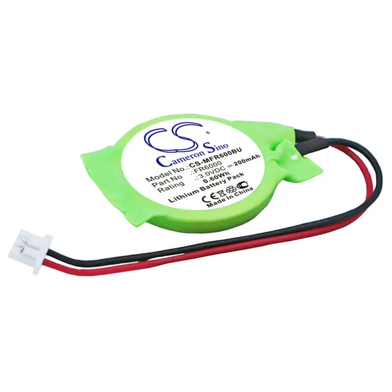 3.0V 200Mah Lithium Cmos/Backup Battery For Symbol Fr6000 Handheld Terminals (0.60Wh) 1