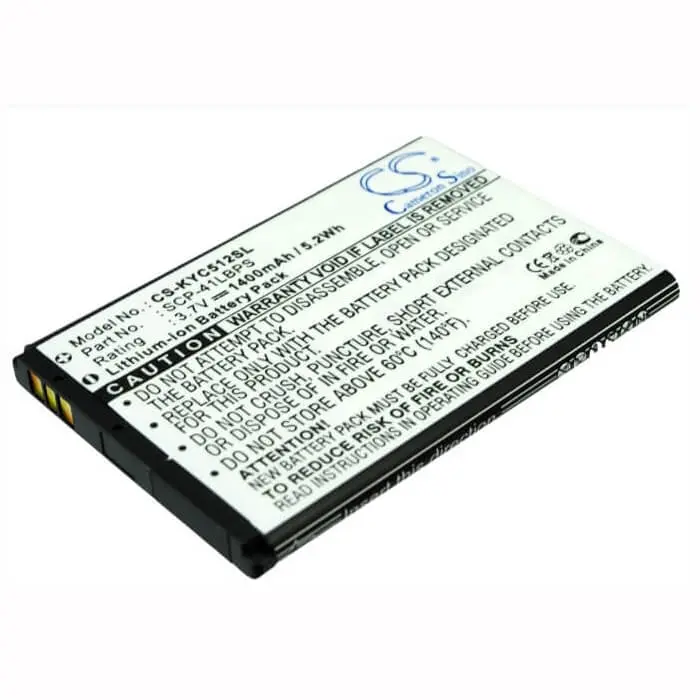 3.7V 1400Mah Smartphone Battery – Compatible With Sprint, Virgin Mobile, Boost Mobile & Kyocera Scp-41Lbps/C5120 Devices 1