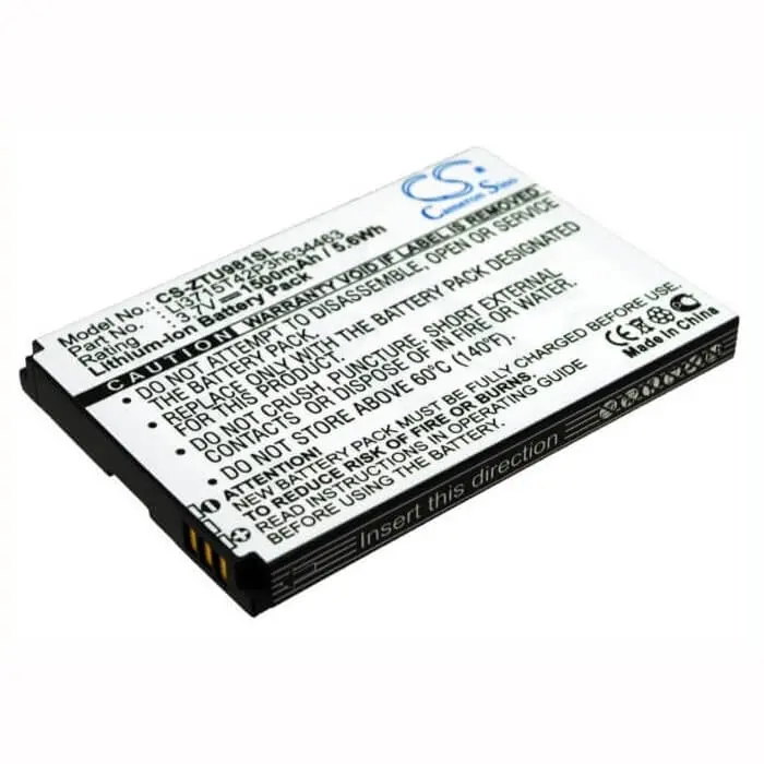 3.7V 1500Mah Li-Ion Smartphone Battery For Zte D820 & D821 (Li3715T42P3H634463) – 5.55Wh 1