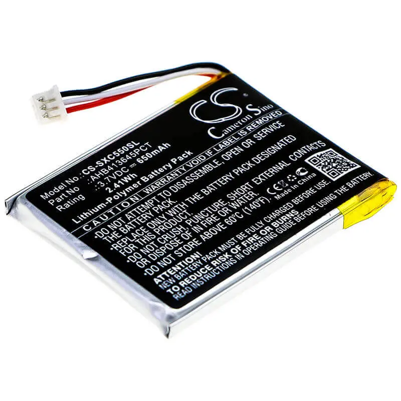 3.7V 650Mah Li-Polymer Headset Battery For Sennheiser Epos Adapt 660 And Mb 660 (Model 507271-88, 2.41Wh) 1