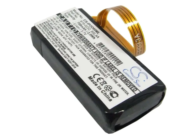 3.7V 700Mah Li-Ion Battery For Ipod Classic (120Gb/160Gb, 616-0232) 1