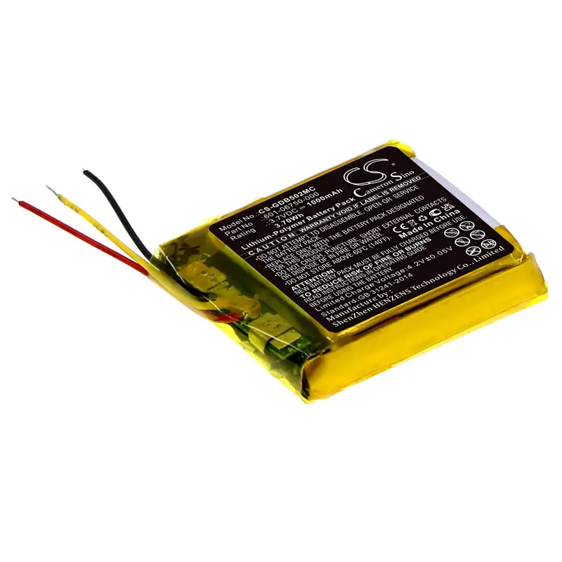3.7V 800Mah Lithium-Polymer Gopro Camera Battery (Chdhs-101, Chdhs-501, 601-06750-000) 1