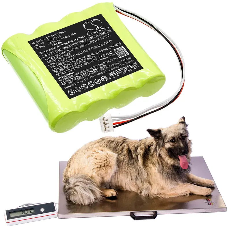 4.8V 1800Mah Ni-Mh Scale Battery For Soehnle 7858 Digital Bathroom Scale – 8.64Wh 1