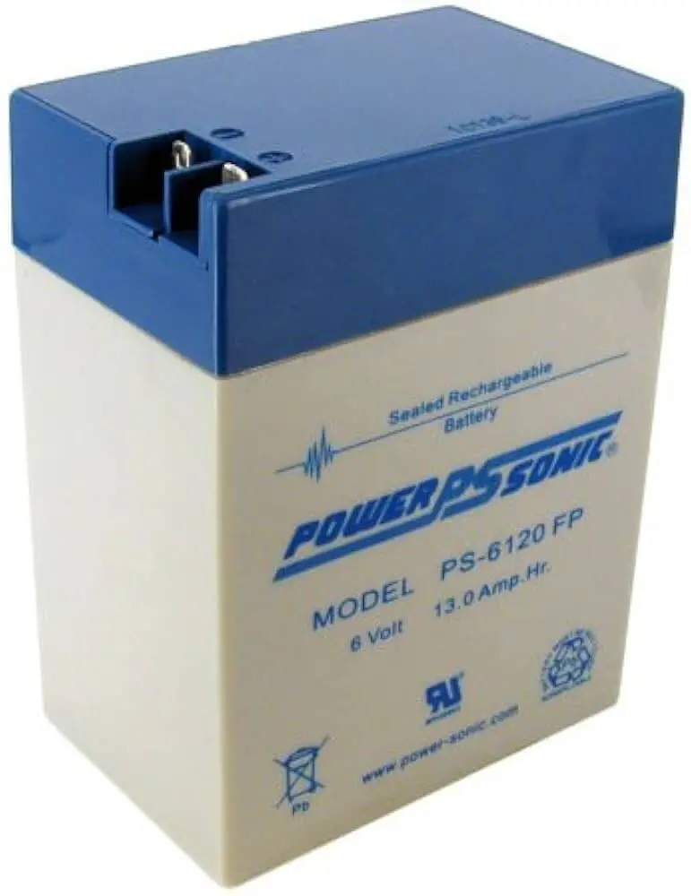 6V 14Ah F1/F2-Terminal Replacement Battery For Vision Cp6140T 1