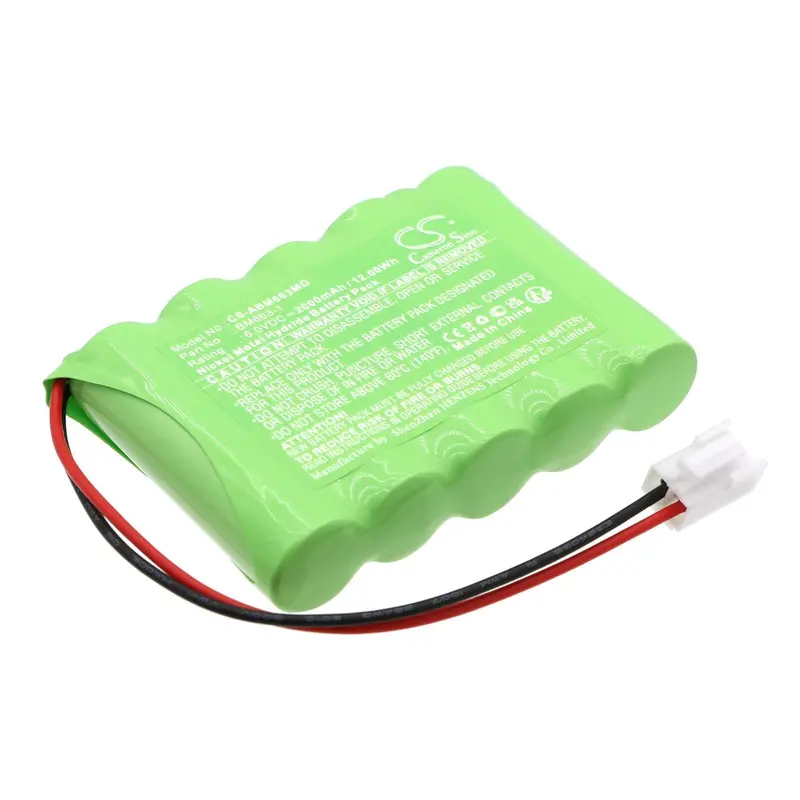6V 2000Mah Ni-Mh Medical Battery For New Age Bm663-1 And Emavit Ionotens Devices 1