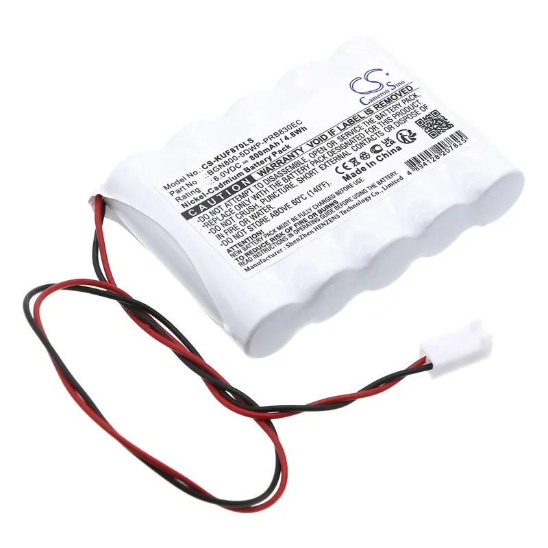 6V 800Mah Ni-Cd Emergency Lighting Battery For Kaufel Bgn800-5Dwp-Prb830Ec And Legacy Systems 1