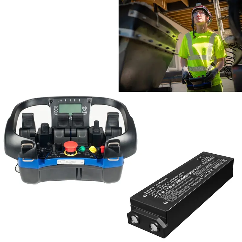 7.2V 3000Mah Ni-Mh Crane Remote Control Battery – Compatible With Scanreco Models 593, 16131 & 17162 1