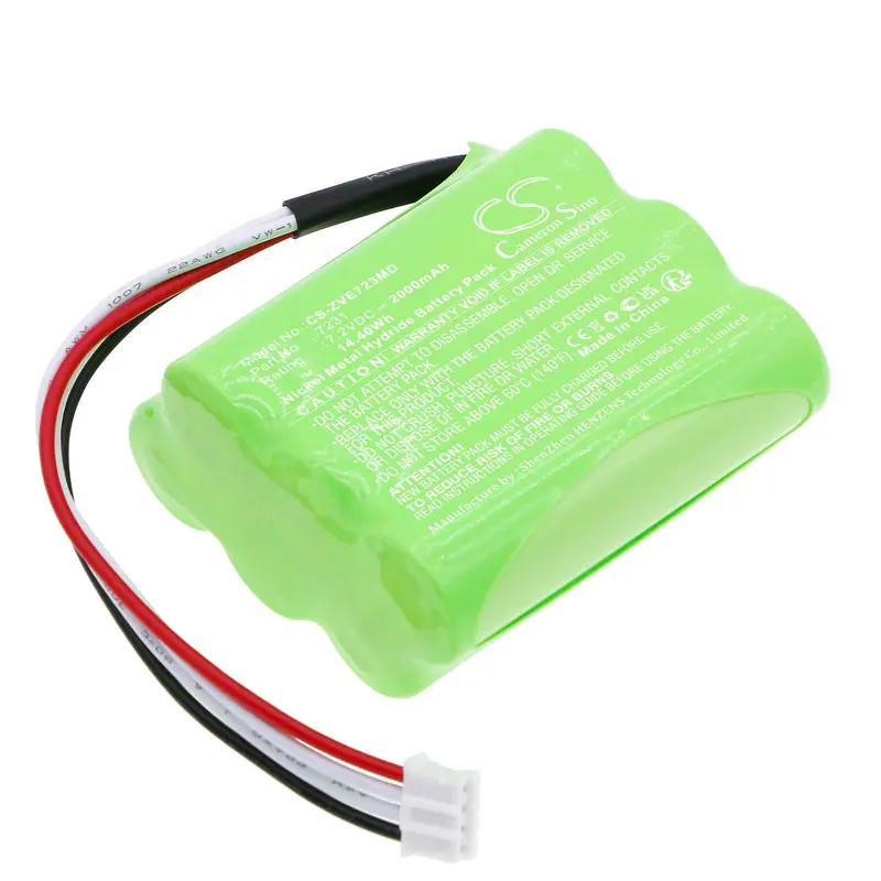 7.2V Ni-Mh 2000Mah Enteral Feeding Pump Battery For Zevex Enteralite (7231) 1