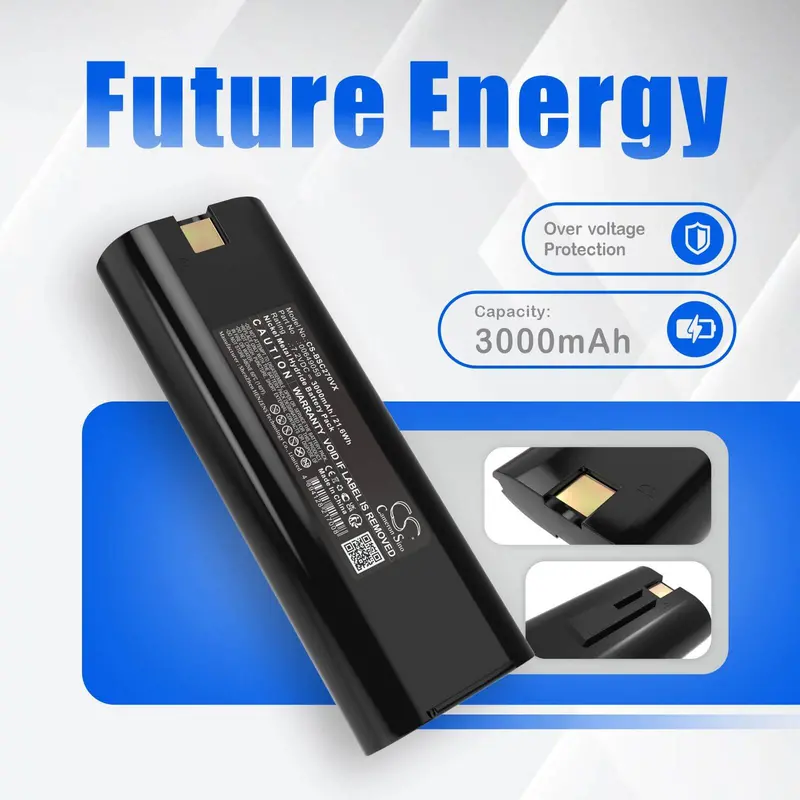 7.2V Ni-Mh 3000Mah Bosch Vacuum Cleaner Battery (264798, Bbz36Ab01, Bbz37Gb01) 1