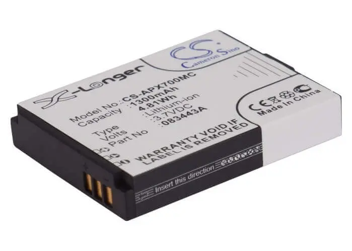 Actionpro & Isaw Camera Battery – 3.7V 1300Mah Li-Ion Power Pack (4.81Wh) For Models A1, A2 Ace, 083443A 1