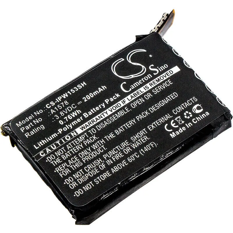 Apple Watch Series 1–3 Battery – 3.8V Li-Polymer, 200Mah / 0.76Wh (A1578, A1553, A1554) 1