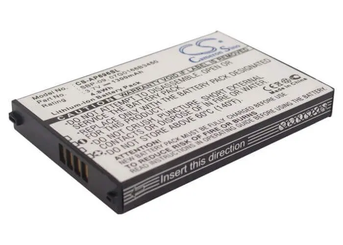 Asus Pda Replacement Battery – 3.7V Li-Ion, 1300Mah, 4.81Wh (Model: 07G0166B3450, Mypal A626/A686) 1