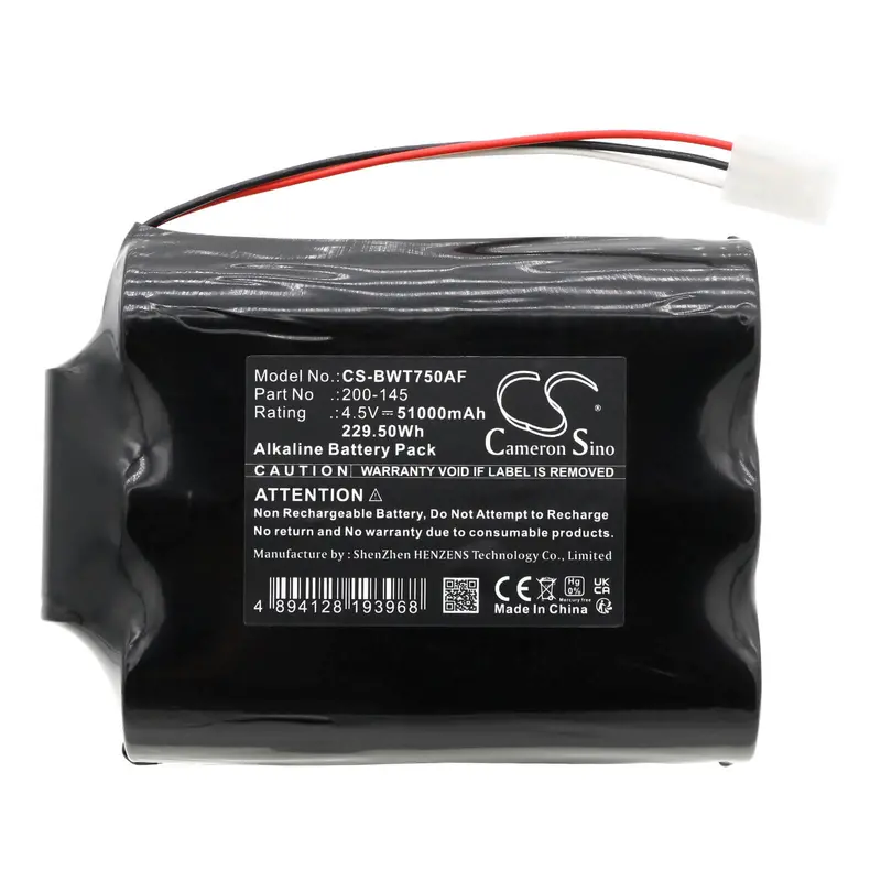 Bay West Automatic Flusher Battery – 4.5V 51000Mah Alkaline (229.5Wh) For 750Tfwr, 800 Wave Dispenser 1
