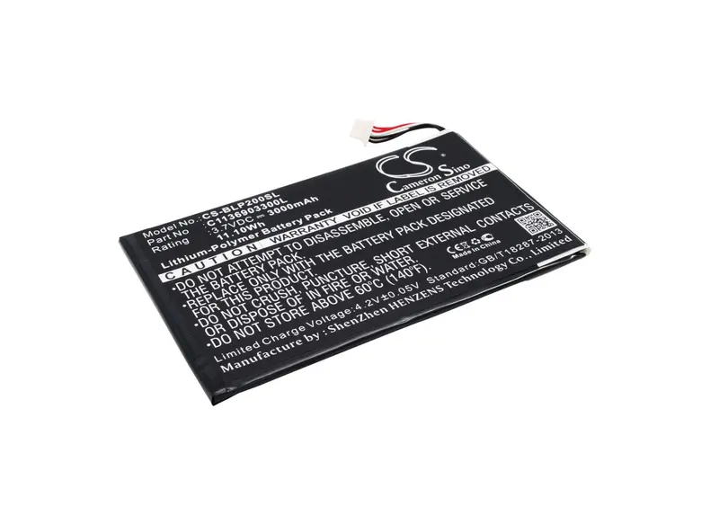 Blu & Fabrica Tablet Battery – 3.7V 3000Mah Li-Polymer (11.10Wh) For Bt-D005L, P200 1