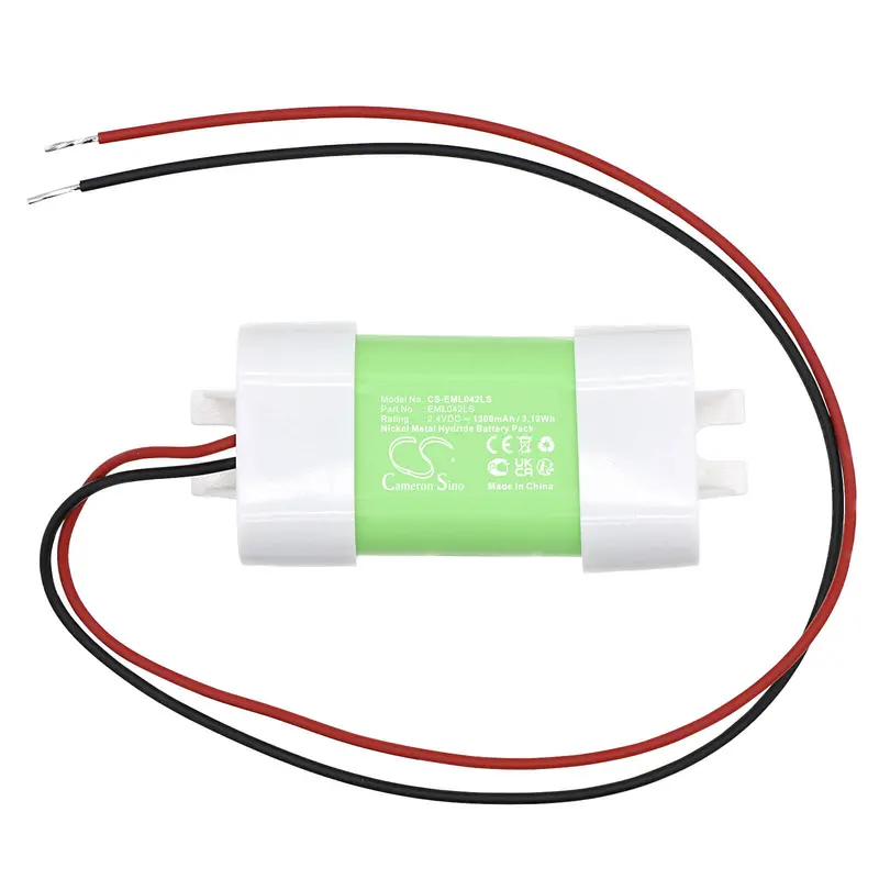 Cameron Sino Emergency Lighting Battery – 2.4V 1300Mah Ni-Mh (3.12Wh), Cs-Eml042Ls 1