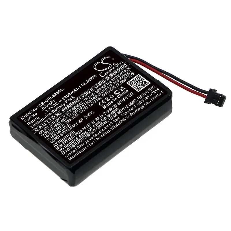 Cateye Hl-El625Rc Bike Light Battery – 3.7V 2800Mah Li-Ion (10.36Wh) 1