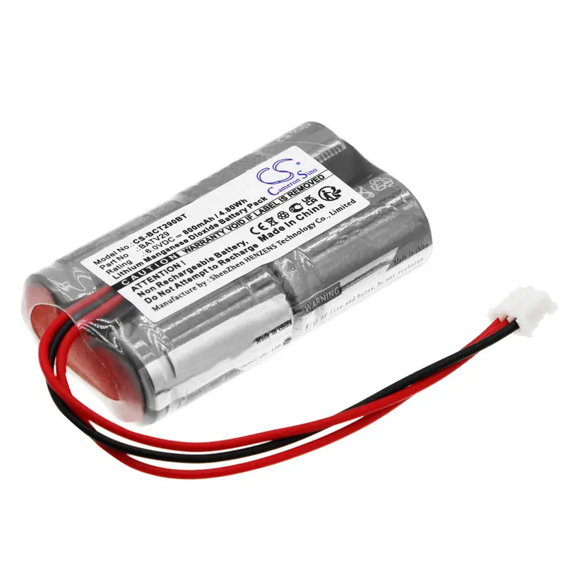 Daitem Alarm System Battery – 6V Li-Mno₂, 800Mah (4.8Wh), Compatible With 102-27D 1