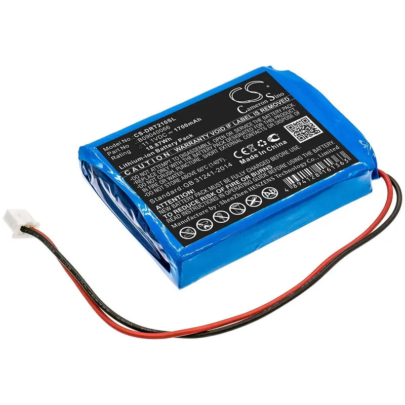 Deviser Ds2100A Equipment Battery – 11.1V 1700Mah Li-Ion (18.87Wh) For B09040066 & Ds2100B Devices 1