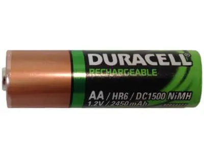 Duracell Hr6 / Dc1500 Rechargeable Aa Nimh Battery — 2450Mah, 1.2V 1