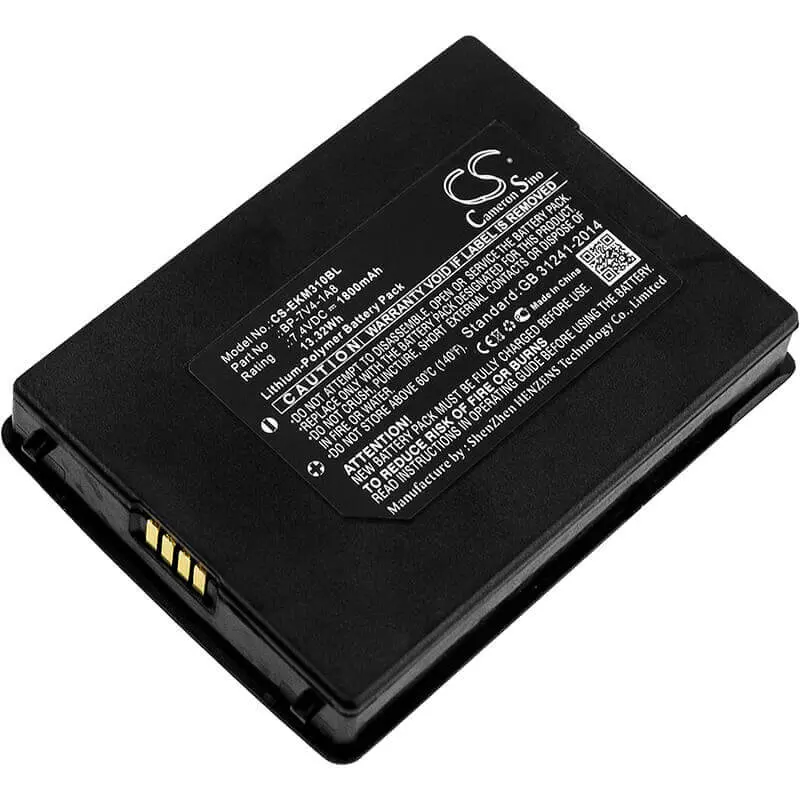 E-Seek M310/M310S Equipment Battery – 7.4V 1800Mah Li-Polymer (13.32Wh), Bp-7V4-1A8 Model 1