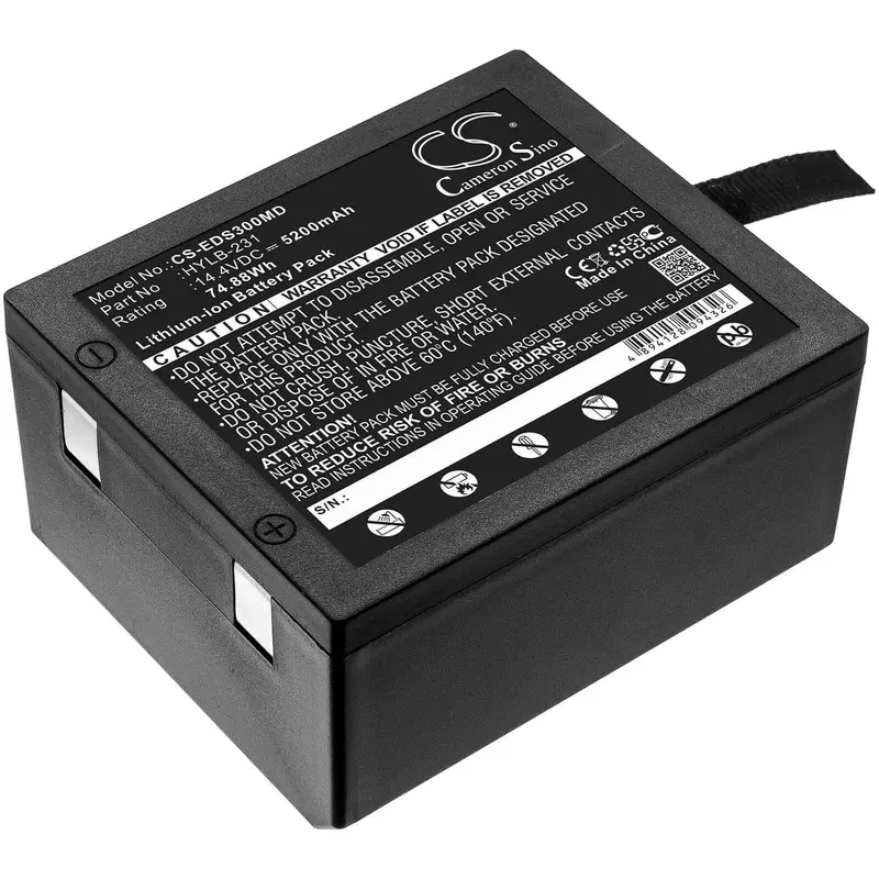 Edan Se-3 Medical Device Battery – 14.4V 5200Mah Li-Ion (74.88Wh), Hylb-231 Compatible 1