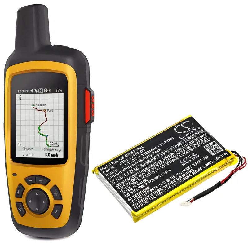 Garmin Explorer+ Gps Battery – 3.8V 3100Mah Li-Polymer (11.78Wh) 1