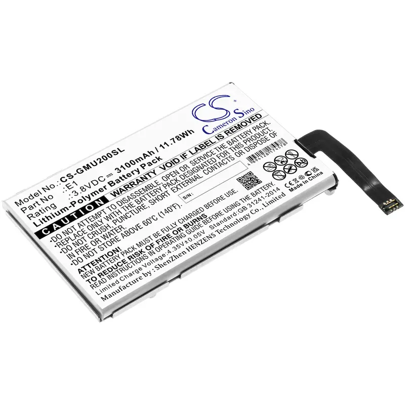 Glocalme E1 Mobile Hotspot Battery – 3.8V 3100Mah Li-Polymer (Glmu18A02) – 11.78Wh 1